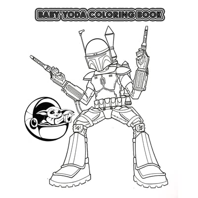 baby yoda coloring book: : mandalorian baby yoda coloring book For ...