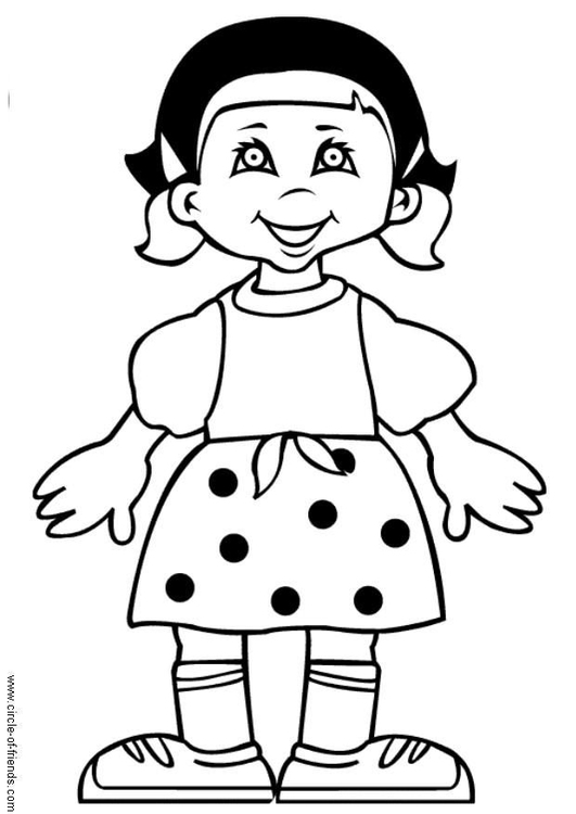 Coloring Page Heidi - free printable coloring pages
