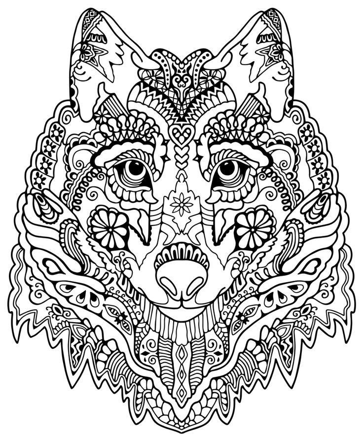 Pattern animal coloring pages download and print for free ...