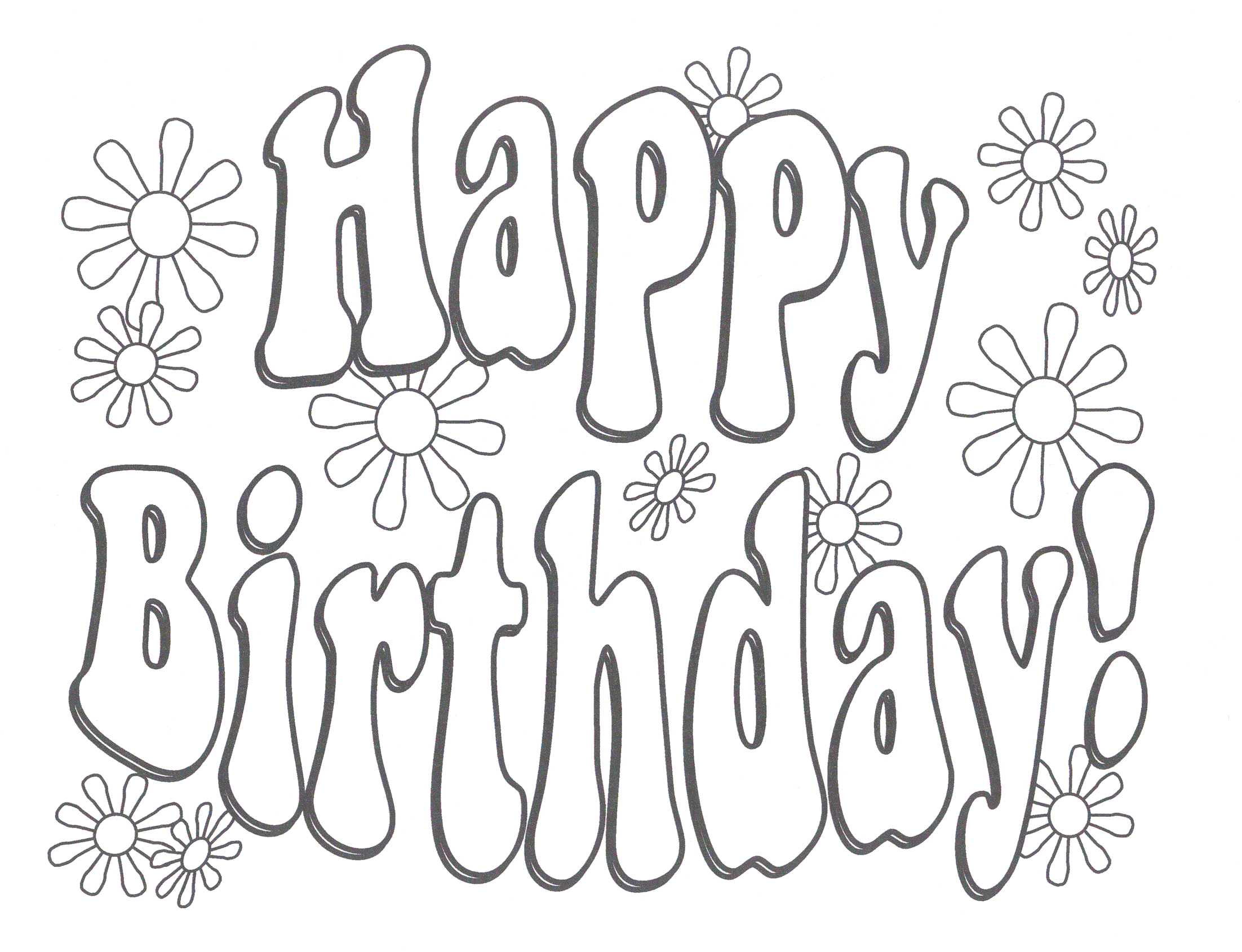 Birthday Coloring Pages - Get Coloring ...