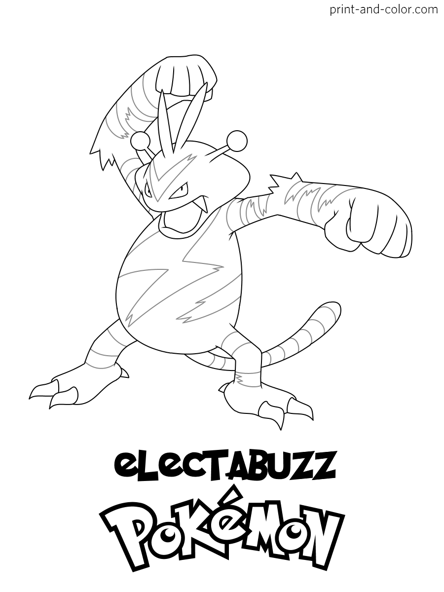 Pokemon coloring pages | Print and Color.com