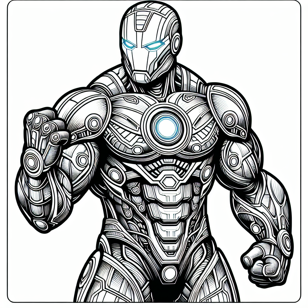 Iron Man Coloring Pages – Custom Paint ...