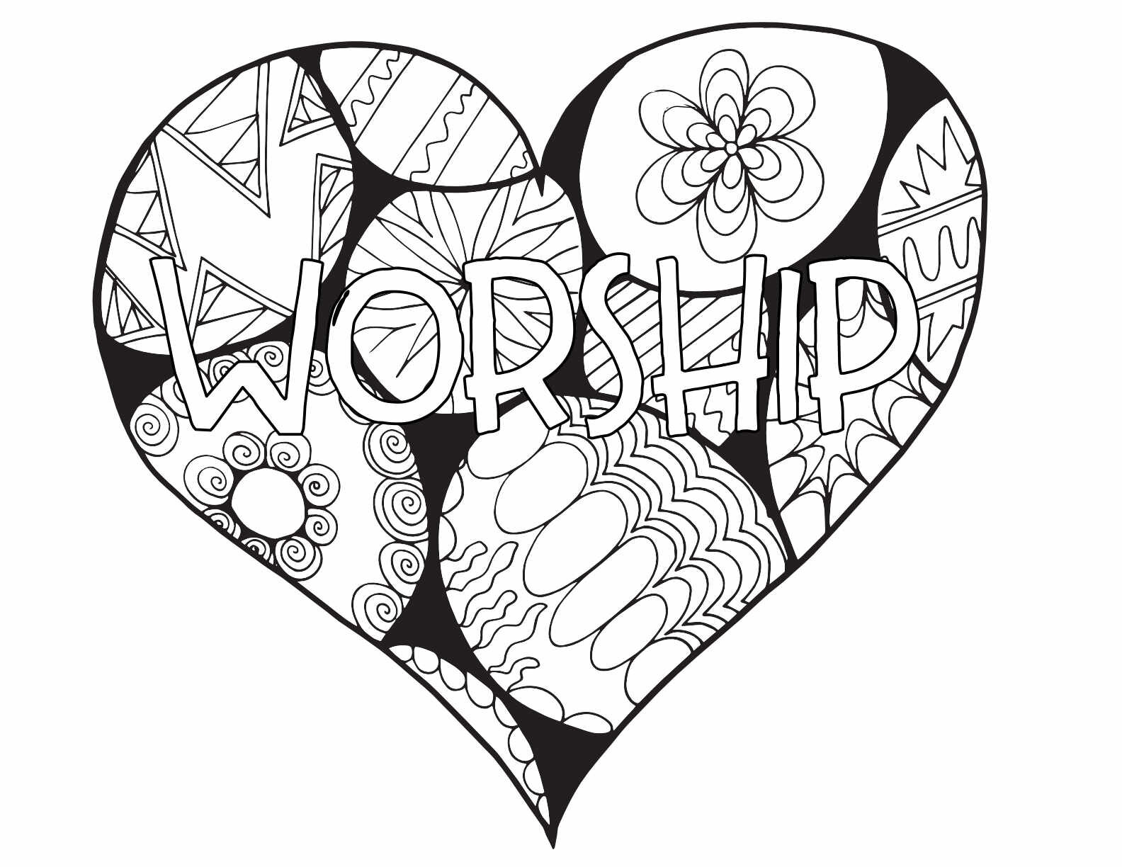 Free Worship Coloring Pages — Stevie ...