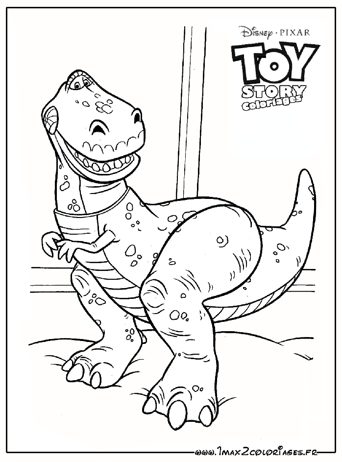 Rex - Toy Story Kids Coloring Pages