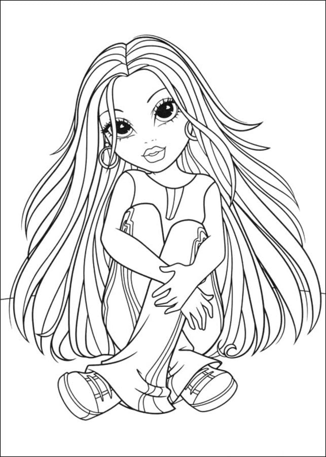 Coloring pages: Moxie Girlz, printable for kids & adults, free