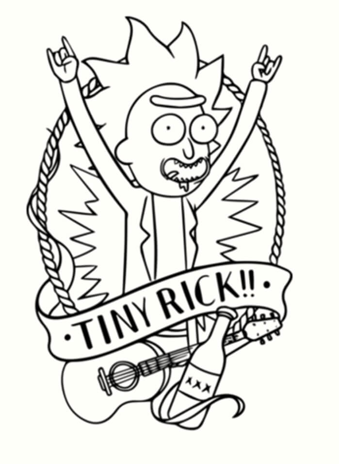 Rick And Morty Coloring Pages - Free ...