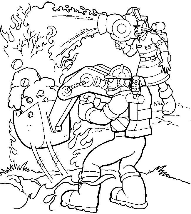 Rescue Heroes Coloring Pages Free Printable Download | Coloring pages, Color,  Free printables