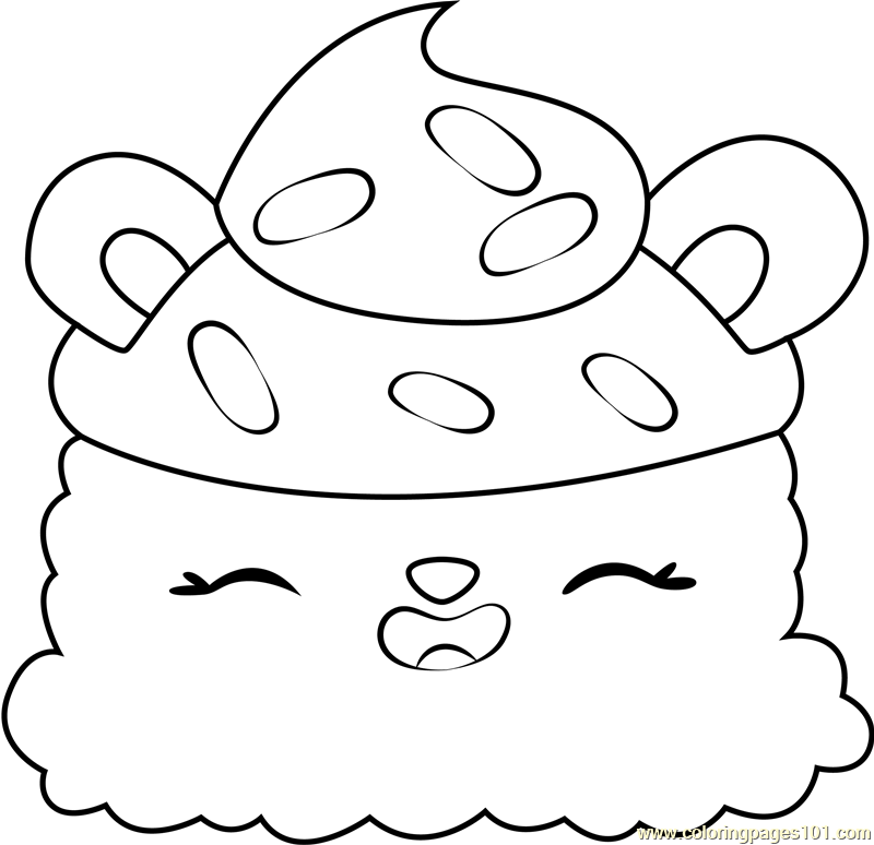 Orange Cream Coloring Page for Kids - Free Num Noms Printable Coloring Pages  Online for Kids - ColoringPages101.com | Coloring Pages for Kids