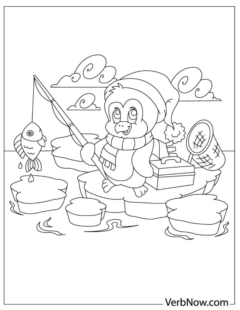 Free PENGUINS Coloring Pages for Download (Printable PDF) - VerbNow