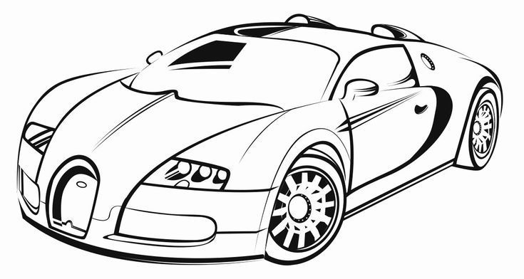 Pin On Moira Bohn - Coloring Home Pages | Car drawings, Bugatti chiron,  Cars coloring pages