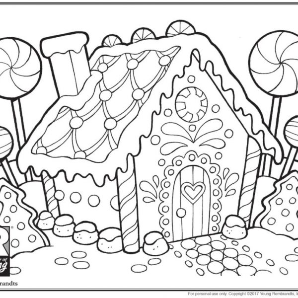 Candy Coloring Page - Young Rembrandts Shop