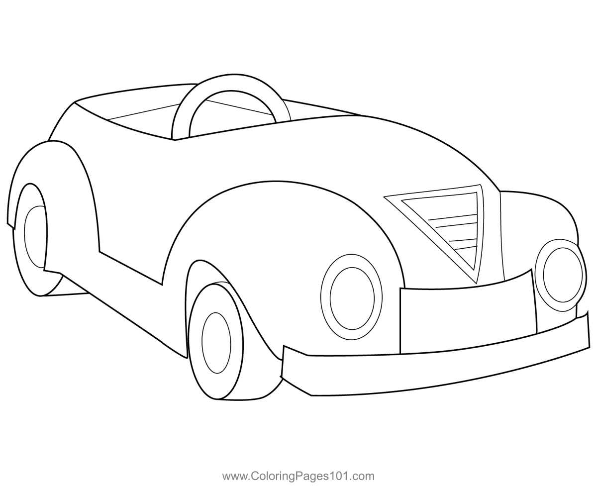 Car Convertible Pink Coloring Page for Kids - Free Cars Printable Coloring  Pages Online for Kids - ColoringPages101.com | Coloring Pages for Kids