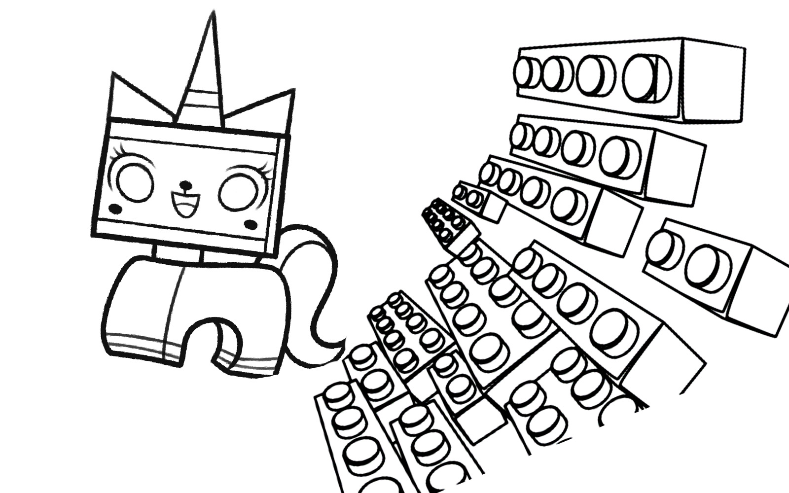 Free Lego Adventure coloring pages to print - Lego the Big Adventure Kids Coloring  Pages