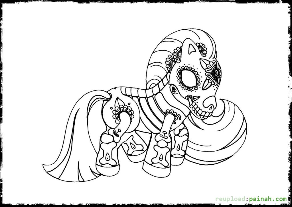 Day Of The Dead Coloring Pages Wonderful - Coloring pages