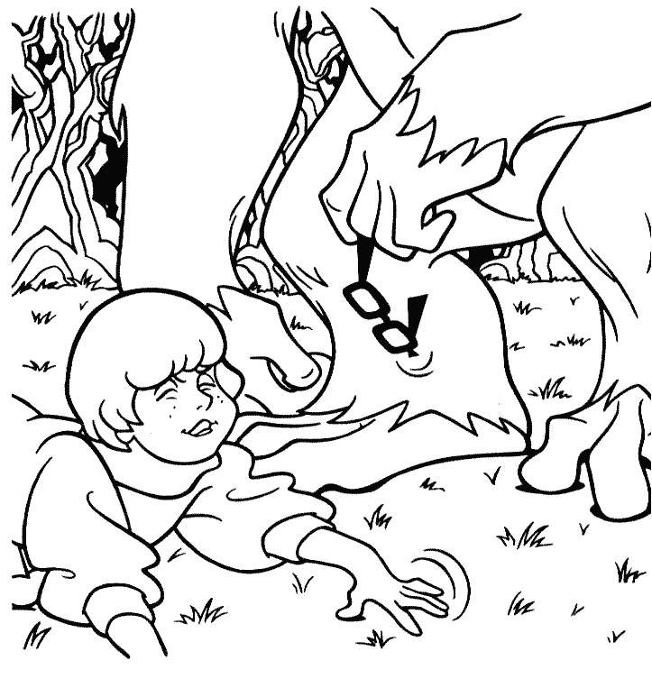 Scooby Doo Disney Character Coloring | Coloring Pages