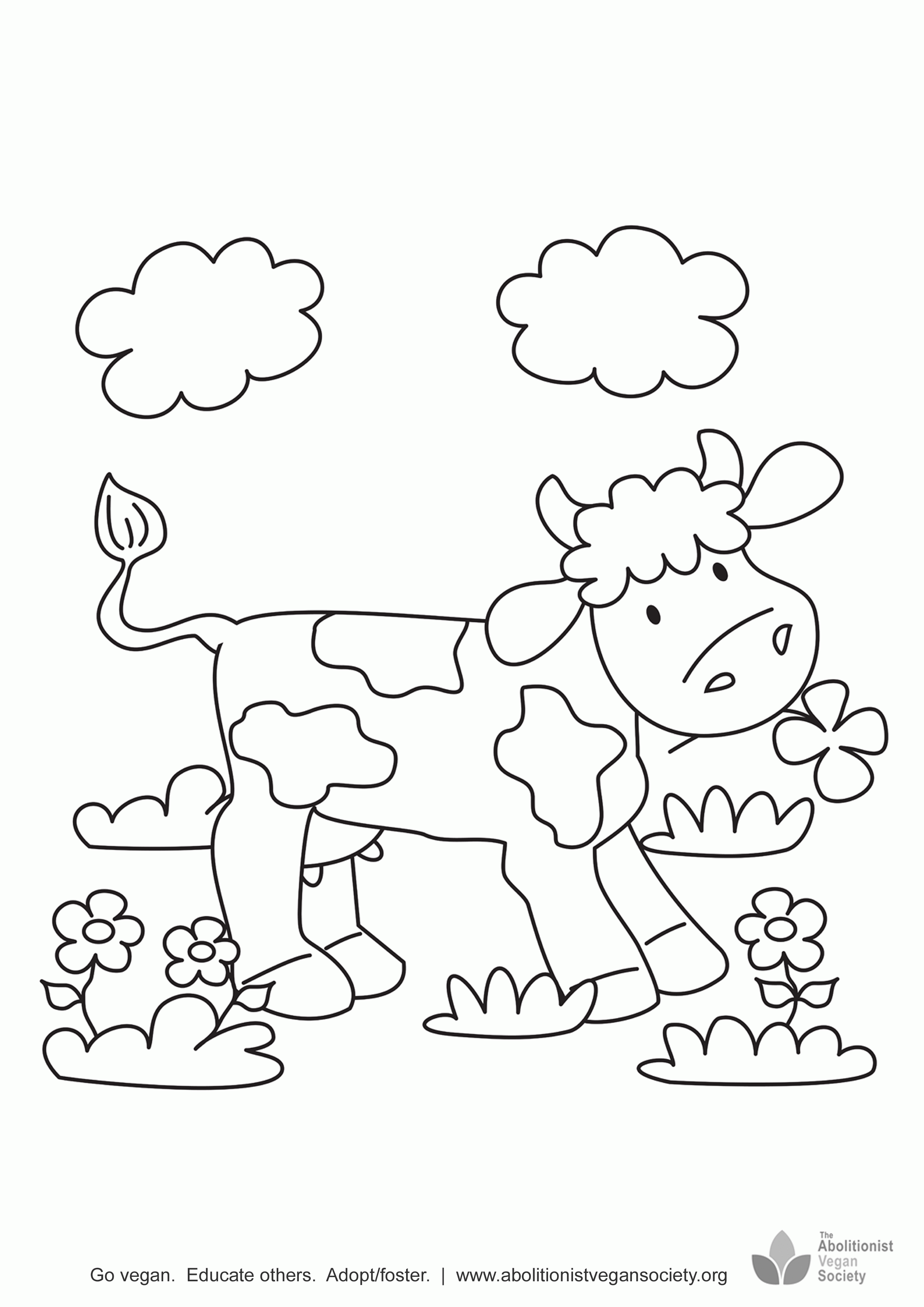 Coloring Pages for Children | The Abolitionist Vegan Society | The ...