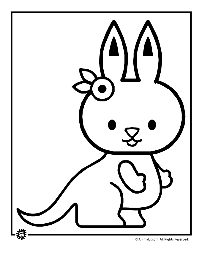Free Printable Kangaroo Coloring Pages - Toyolaenergy.com