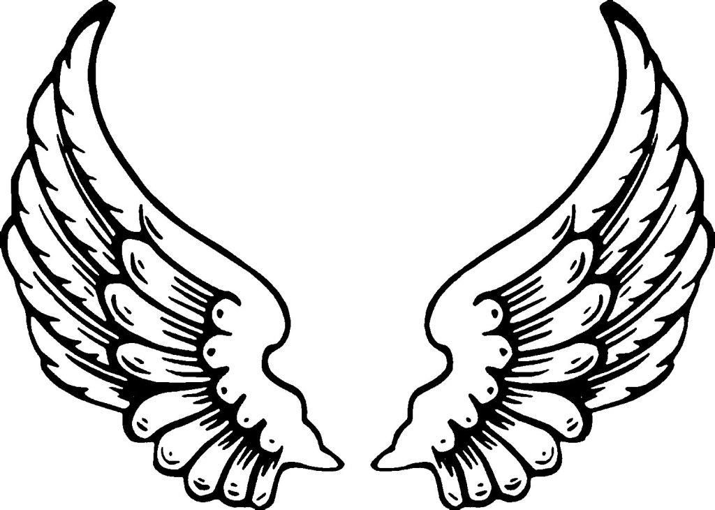 Angel Wing Coloring Pages — New Coloring Pages Collections : New ...