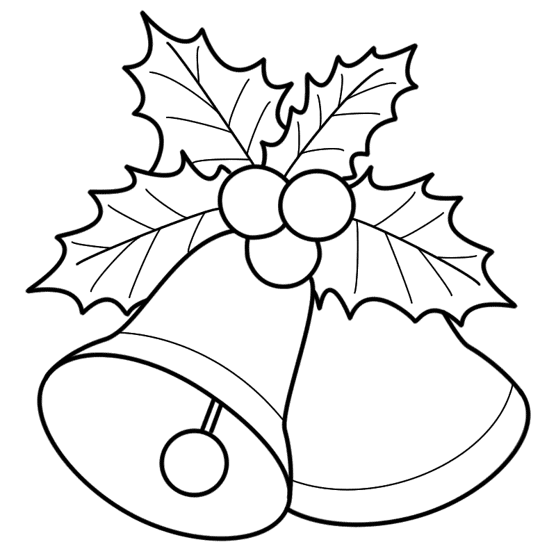 Christmas Mistletoe Coloring Pages Candles - Coloring Pages For ...