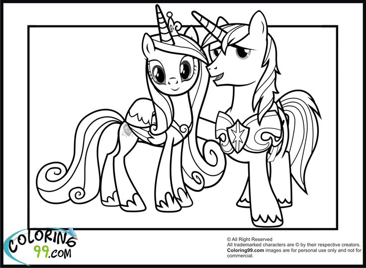 Shining Armor Coloring Pages | My little pony coloring, Horse coloring pages,  My little pony drawing