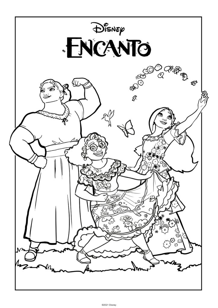 Free Printable Disney ENCANTO Coloring Pages - Lola Lambchops in 2022 | Coloring  pages, Free coloring pages, Disney coloring pages