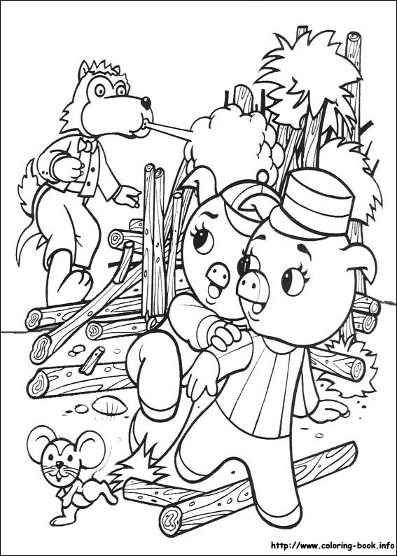 The Three Little Pigs 001 (6) Coloring Page for Kids - Free Others  Printable Coloring Pages Online for Kids - ColoringPages101.com | Coloring  Pages for Kids