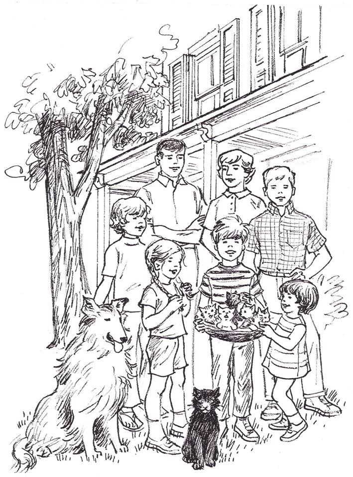 Helen S. Hamilton Illustration - It is not in any of the 33 Happy Hollister  books. | Childhood books, Mystery novels, Books