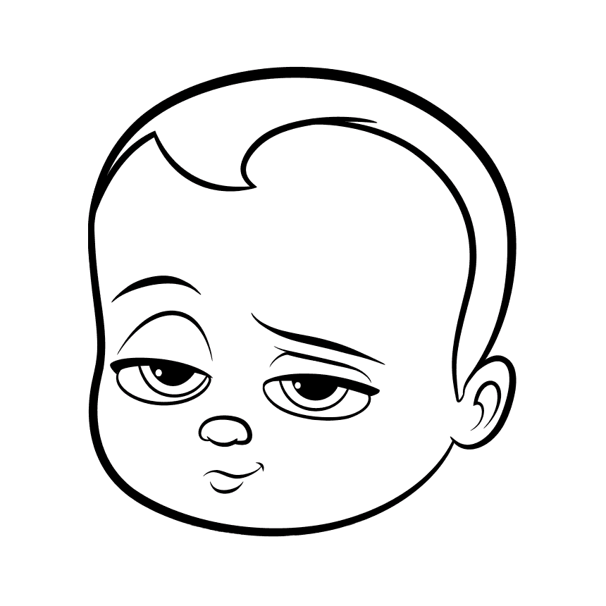Baby boss to download - Baby Boss Kids Coloring Pages