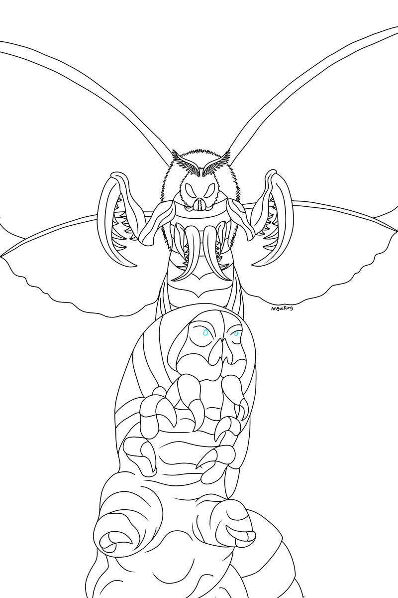 Mothra Coloring Pages 2019