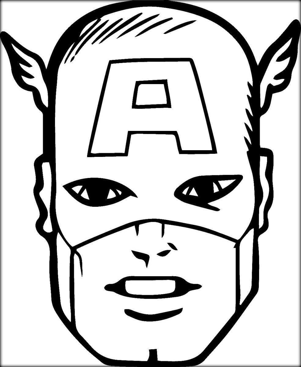 Captain America Coloring Page Captain America Pictures To Print ...