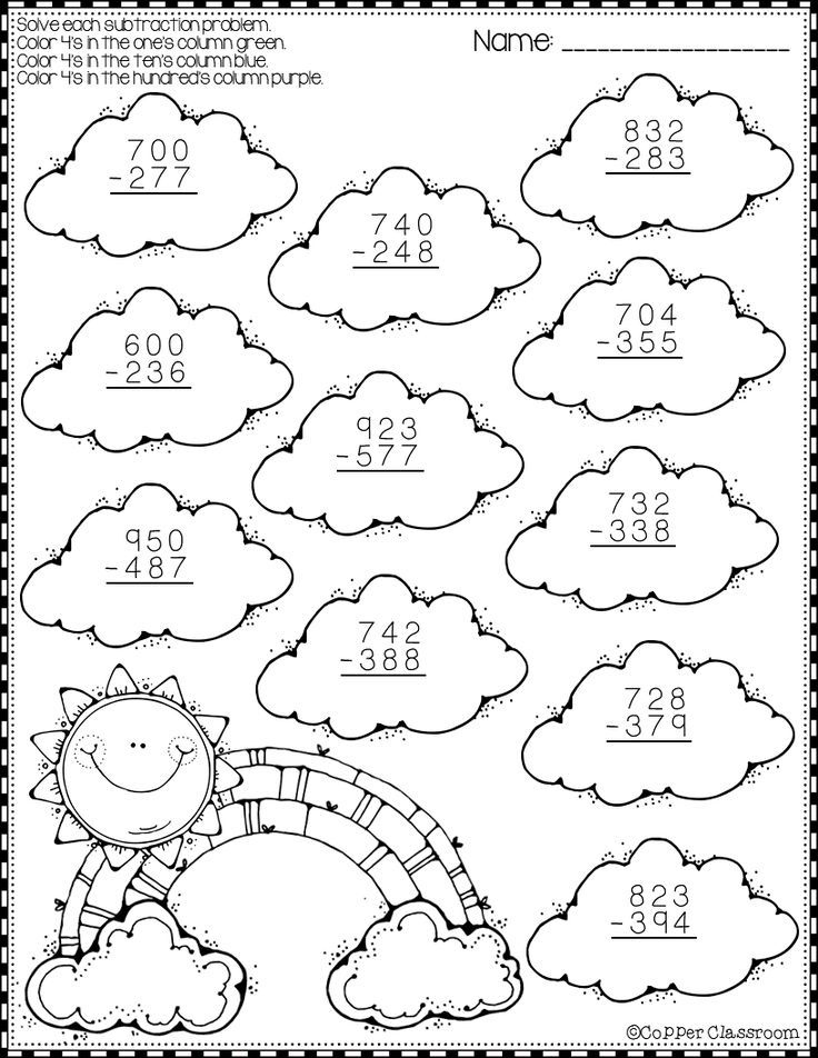 Printable | Subtraction, Math ...