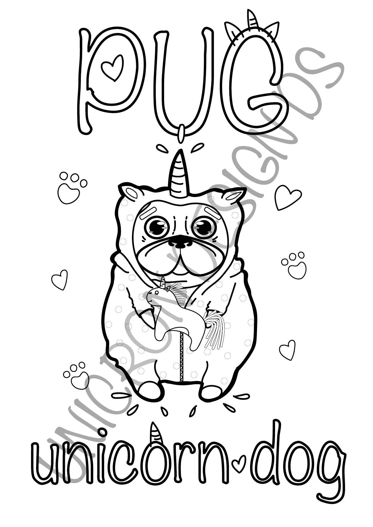 Puppy coloring pages, Dog coloring book