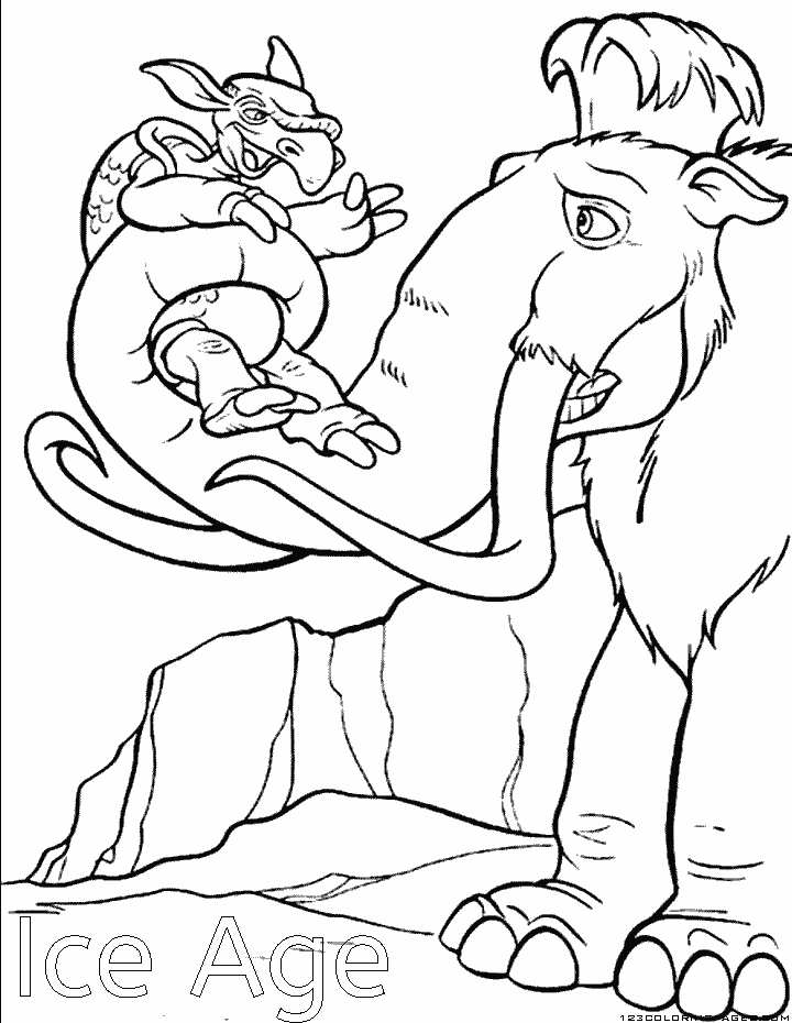 Ice age Coloring Pages
