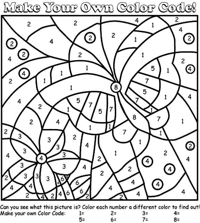 Numbers To Color. color by number christmas pages az coloring ...