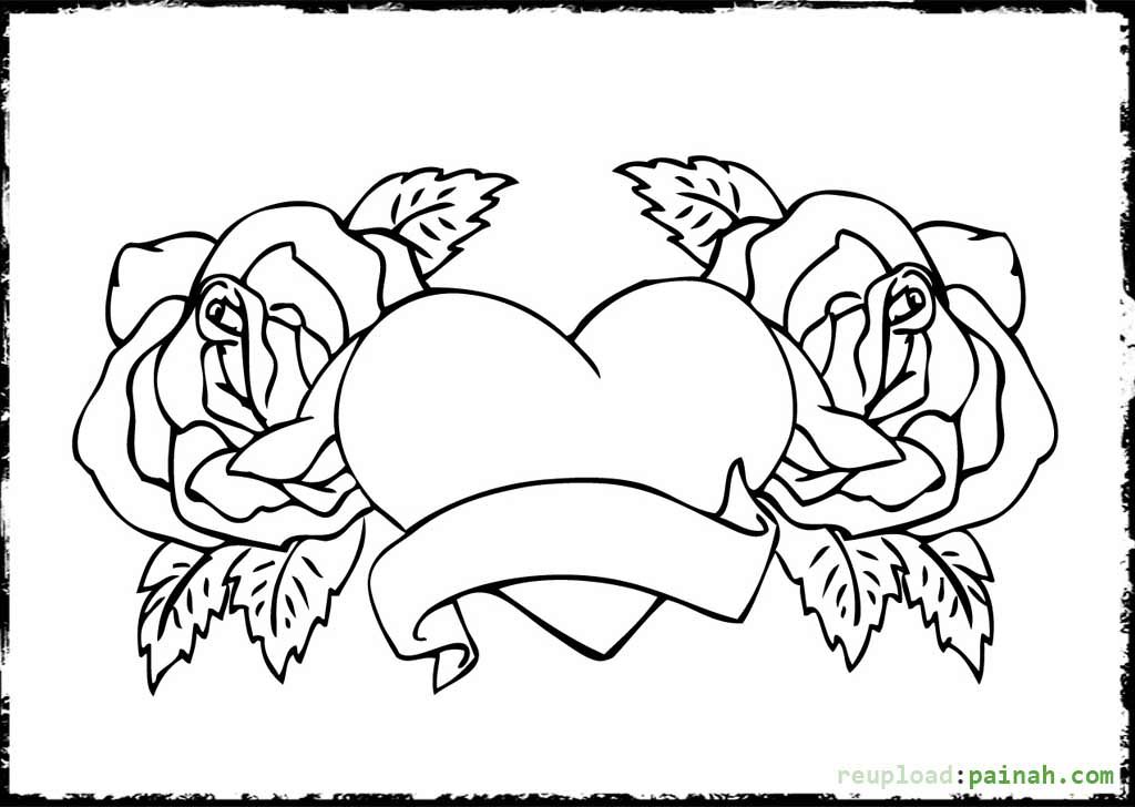 Advanced Heart Coloring Page Printable Page For All Ages Coloring Nation