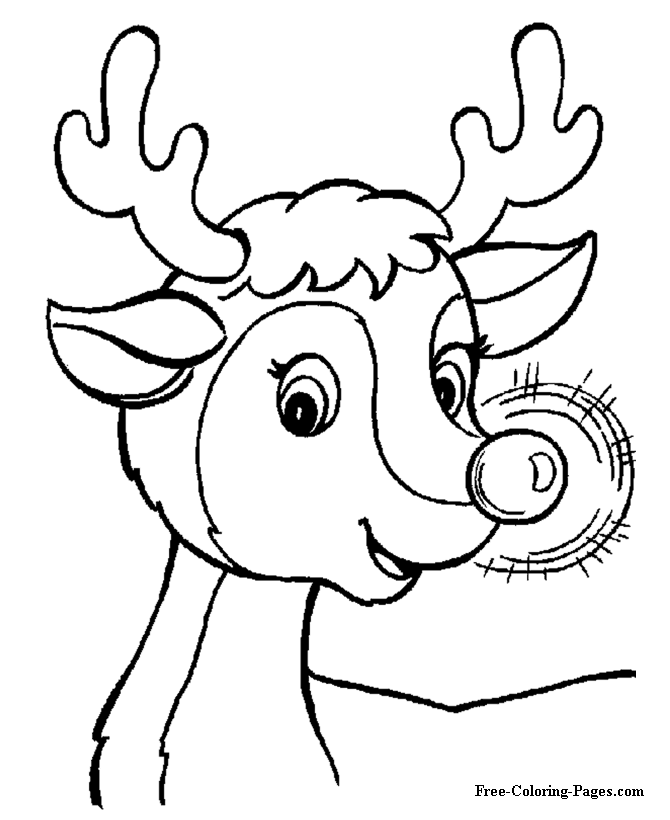 Print Out Free Christmas Coloring Pages - High Quality Coloring Pages