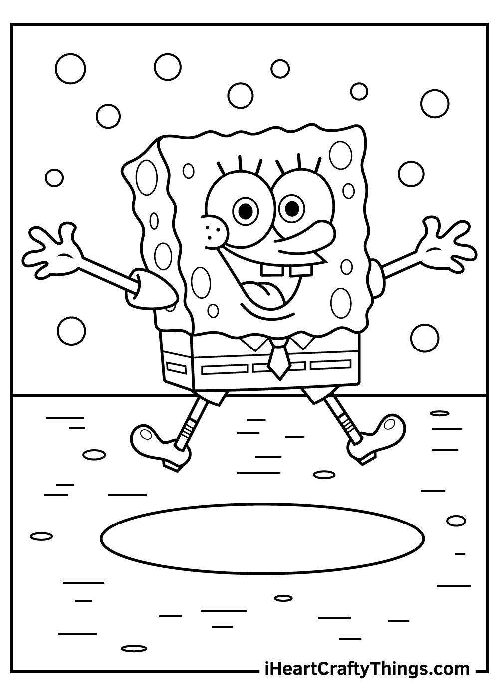 Cute Spongebob Coloring Pages (Updated 2023)