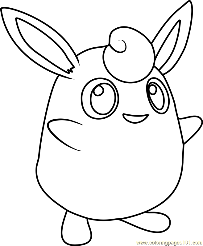 Wigglytuff Pokemon Coloring Page for ...