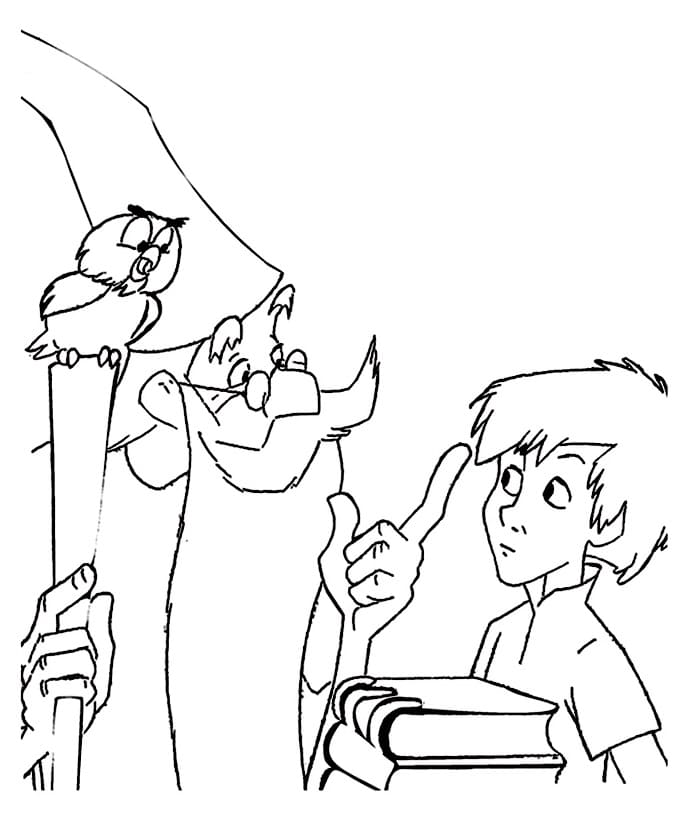 Disney Sword in the Stone Coloring Page ...