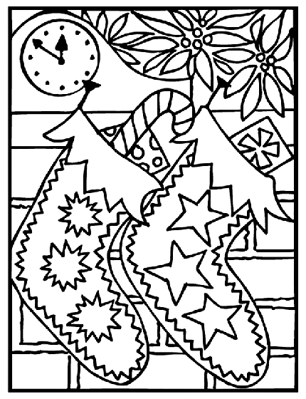 Christmas Stockings Coloring Page | crayola.com