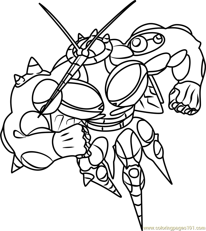 UB-02 Absorption Pokemon Sun and Moon Coloring Page for Kids - Free Pokemon  Sun and Moon Printable Coloring Pages Online for Kids -  ColoringPages101.com | Coloring Pages for Kids