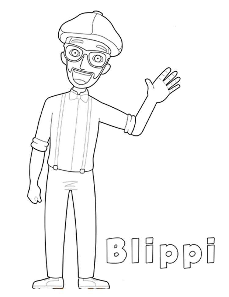 Blippi Coloring Pages - Best Coloring Pages For Kids
