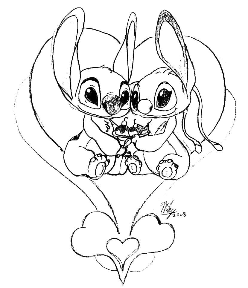 Lilo and Stitch coloring pages - Printable coloring pages for Kids