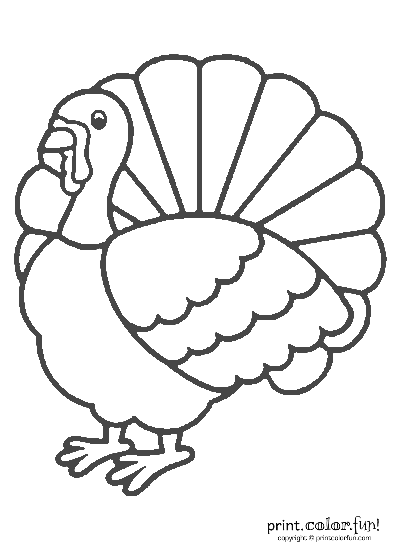 turkey Archives - Print. Color. Fun! Free printables, coloring ...