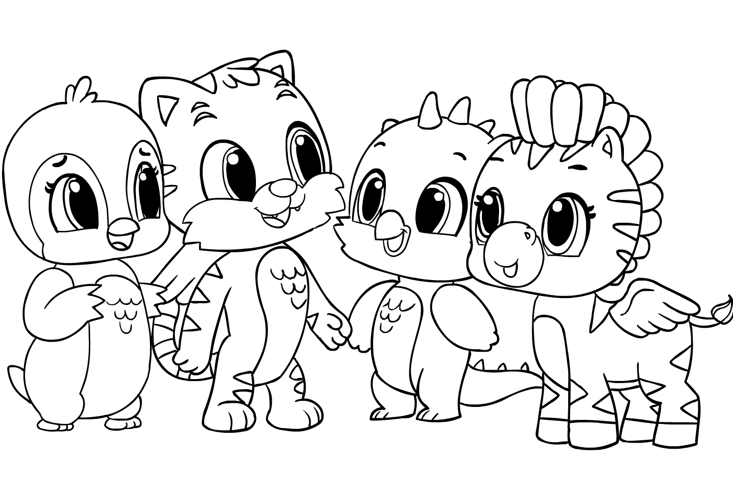 Hatchimals coloring page - Drawing 5