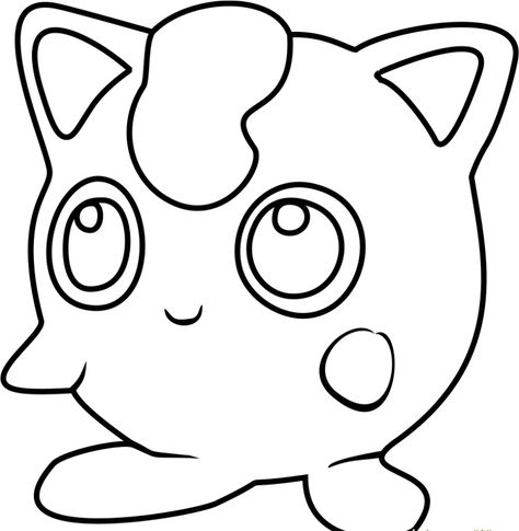 pokemon coloring pages jigglypuff in 2019 | Pokemon coloring ...