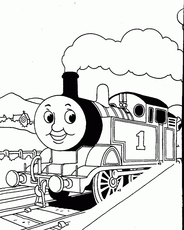 Free Thomas Coloring Pages | Best Coloring Pages