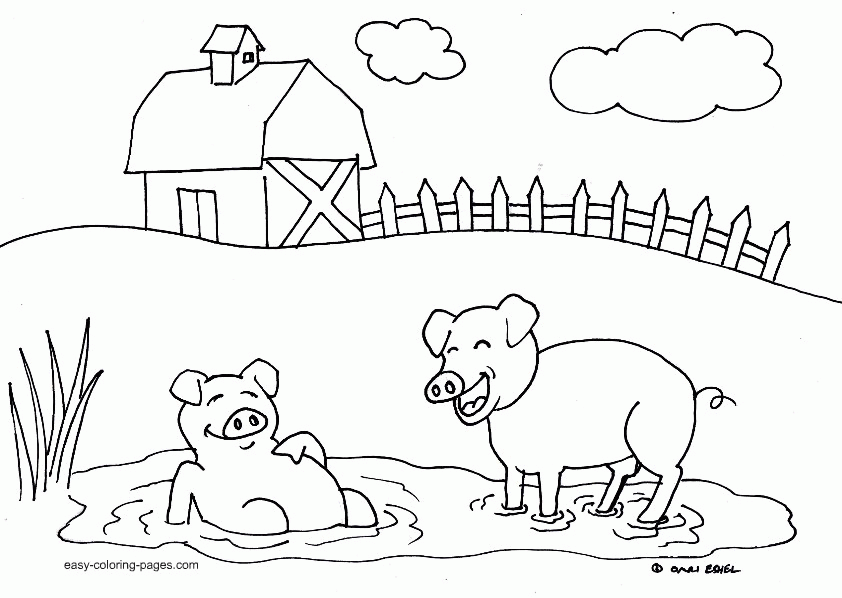 farm coloring pages : Printable Coloring Sheet ~ Anbu Coloring 