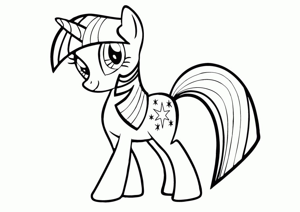 My Little Pony Friendship Is Magic Printable Coloring Pages 