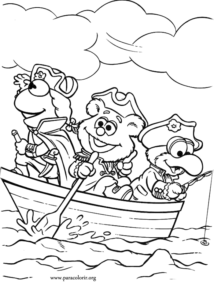fozzie bear Colouring Pages